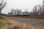 Amtrak 120 takes train 04T toward Harrisburg